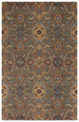 Safavieh Heritage 4'-0" x 6'-0" Rug in Green / Yellow