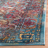Safavieh Crystal 4'-0" x 6'-0" Rug in Light Blue / Orange