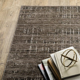 Oriental Weavers Nebulous 751D9 Charcoal/ Grey Rug - corner detail