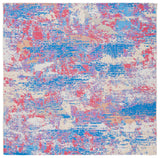Safavieh Summer 6'-7" x 6'-7" Rug in Blue / Red