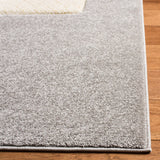 Safavieh Carousel Kids 100 4'-0" x 6'-0" Rug in Grey / Ivory