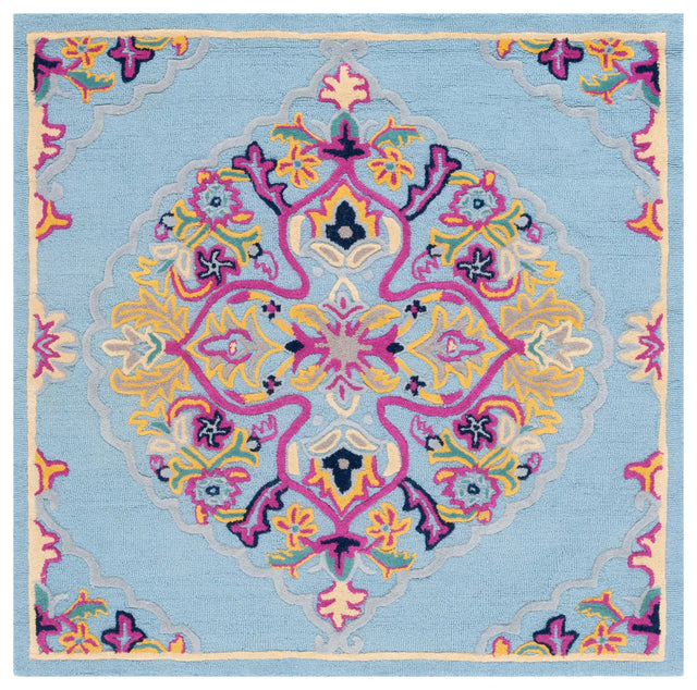 Safavieh Bellagio 5'-0" x 5'-0" Rug in Light Blue / Multi