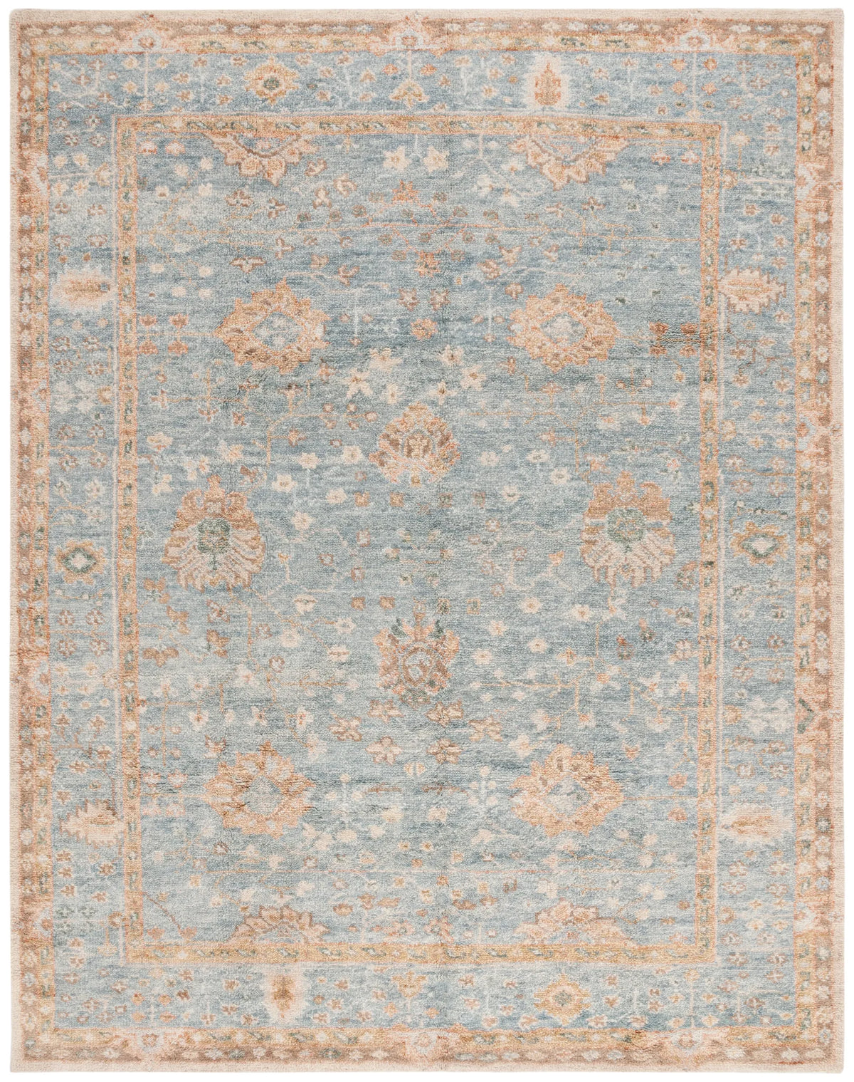 Safavieh Samarkand 10'-0" x 14'-0" Rug in Light Blue / Beige
