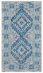 Safavieh Courtyard 2'-0" x 3'-7" Rug in Light Grey / Blue