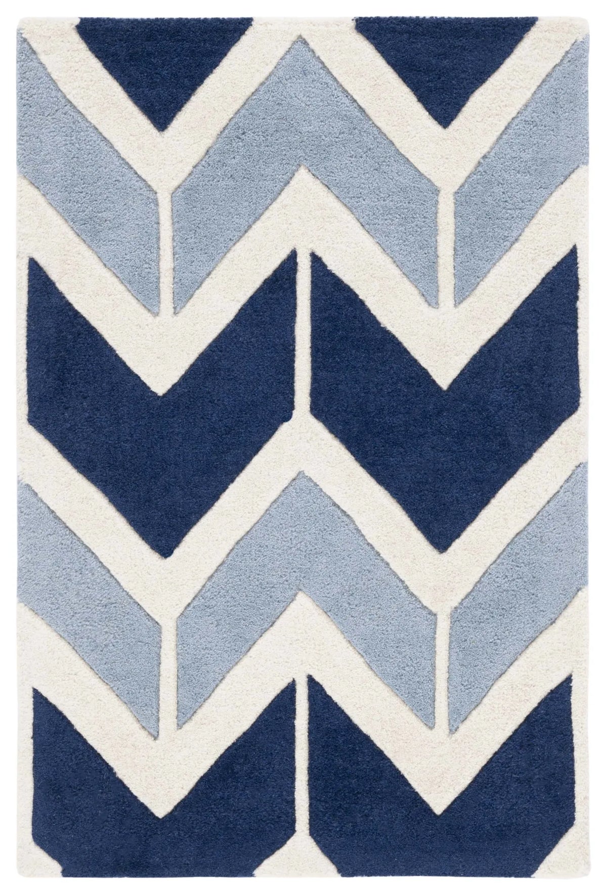 Safavieh Chatham 2'-0" x 3'-0" Rug in Dark Blue / Light Blue