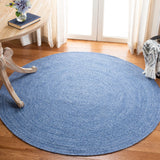 Safavieh Braided 5'-0" x 5'-0" Rug in Blue