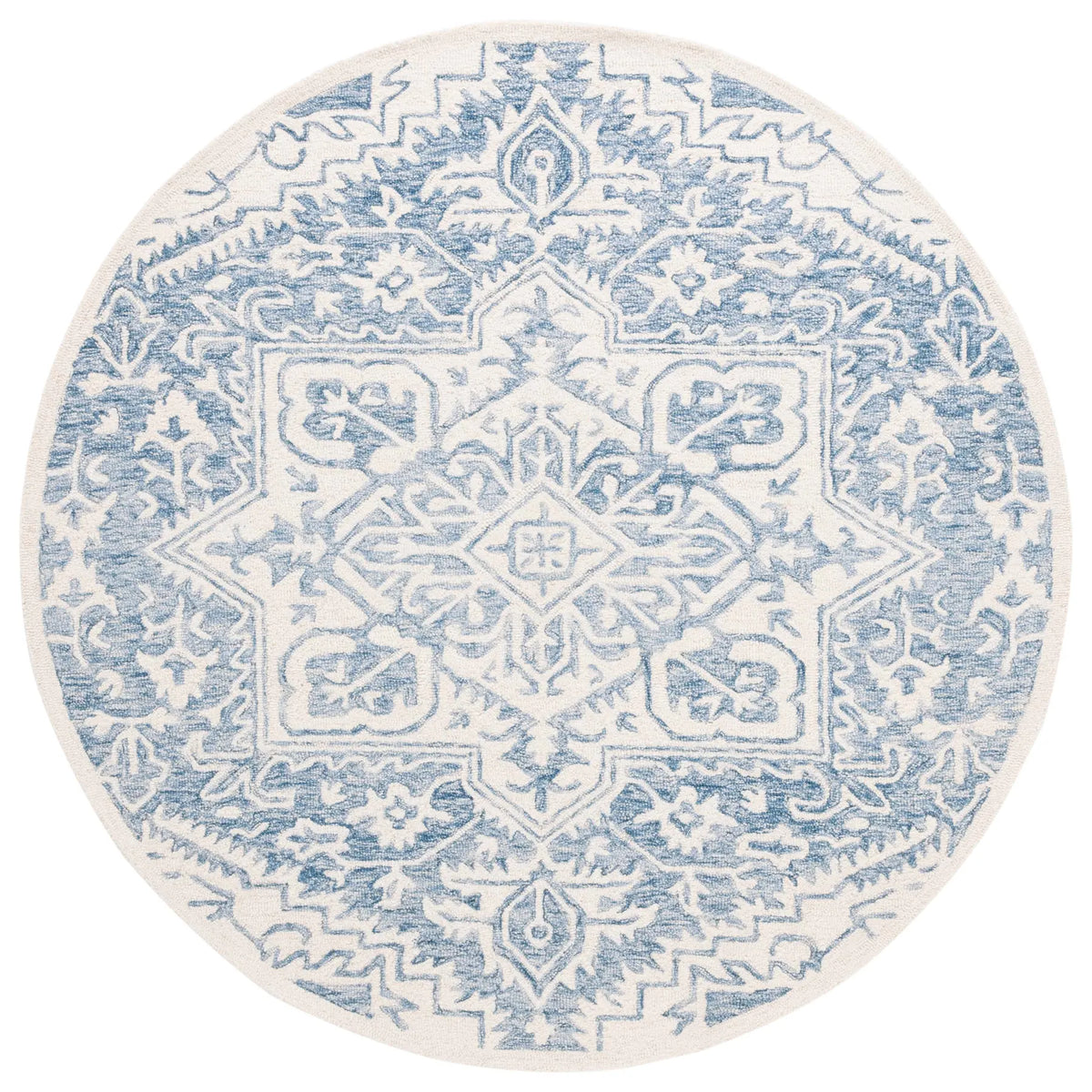Safavieh Metro 6'-0" x 6'-0" Rug in Blue / Ivory