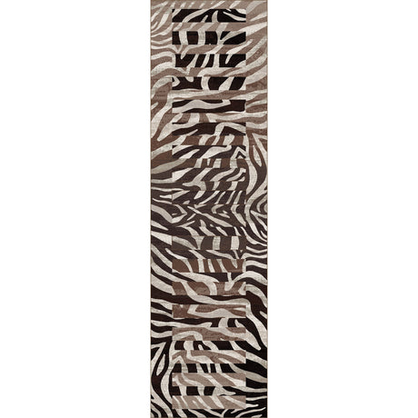 American Dakota Levels Zebra Rug