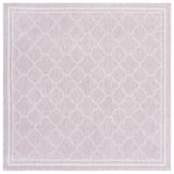 Safavieh Courtyard 6'-7" x 6'-7" Rug in Pink / Beige