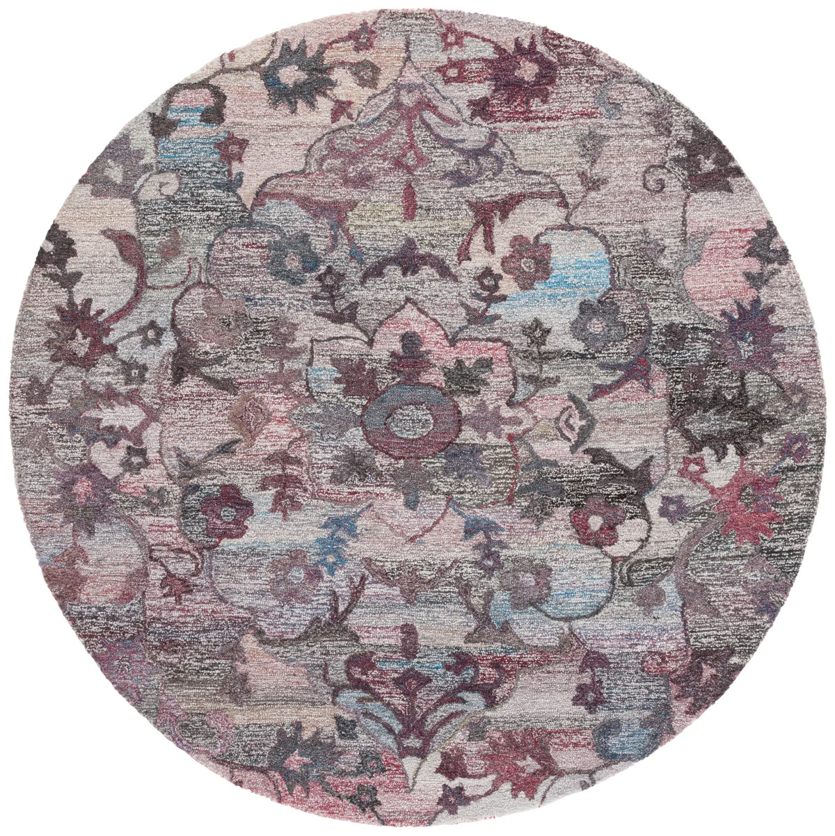 Safavieh Anatolia 6'-0" x 6'-0" Rug in Brown / Pink