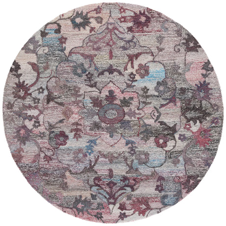 Safavieh Anatolia 6'-0" x 6'-0" Rug in Brown / Pink
