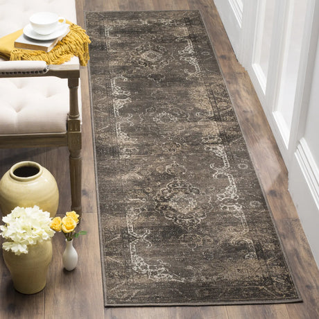 Safavieh Vintage 2'-2" x 8'-0" Rug in Soft Anthracite