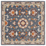 Safavieh Aspen 5'-0" x 5'-0" Rug in Blue / Rust