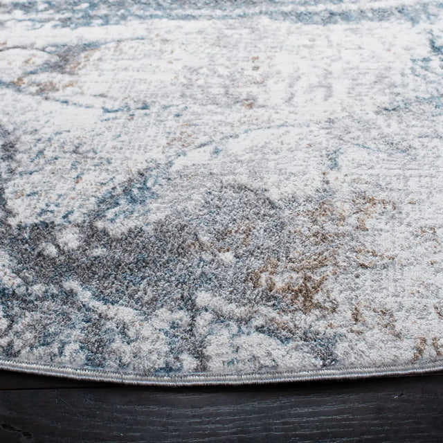 Safavieh Sonoma 6'-7" x 6'-7" Rug in Ivory / Light Blue