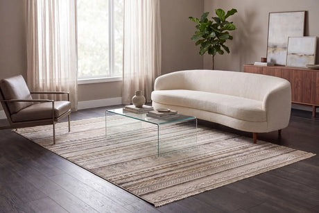 Dynamic Rugs Ruby 2182 Ivory/Taupe/Grey Rug - Room