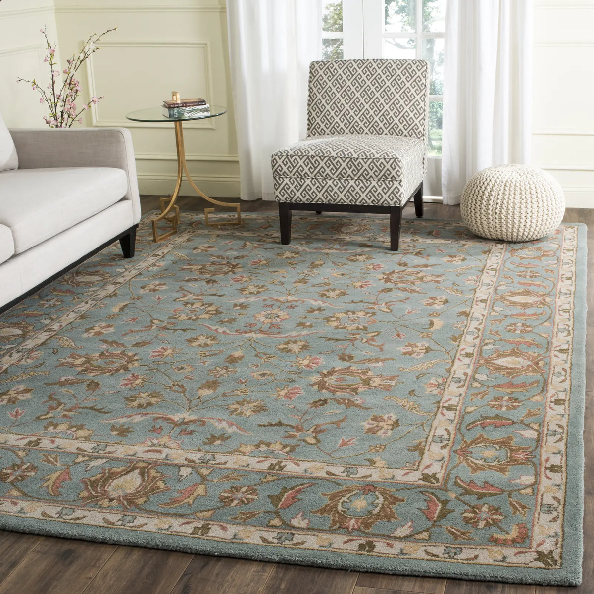 Safavieh Heritage 8'-0" x 10'-0" Rug in Blue / Blue