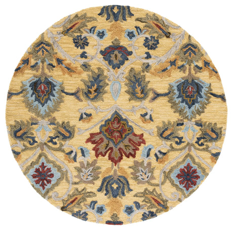 Safavieh Blossom 6'-0" x 6'-0" Rug in Gold / Multi