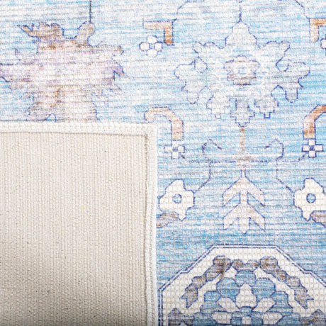 Safavieh Saffron 4'-0" x 6'-0" Rug in Aqua / Navy