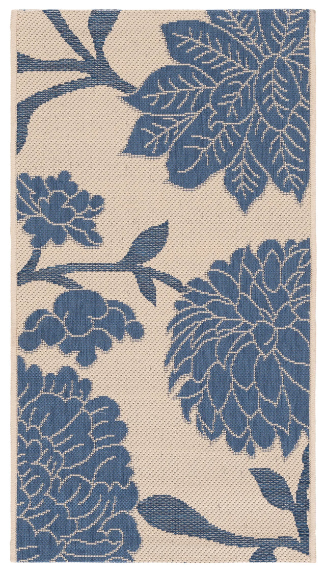 Safavieh Courtyard 2'-0" x 3'-7" Rug in Beige / Blue