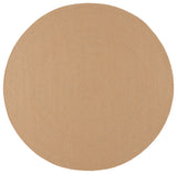Safavieh Braided 6'-0" x 6'-0" Rug in Beige / Tan