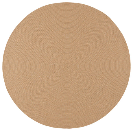 Safavieh Braided 6'-0" x 6'-0" Rug in Beige / Tan