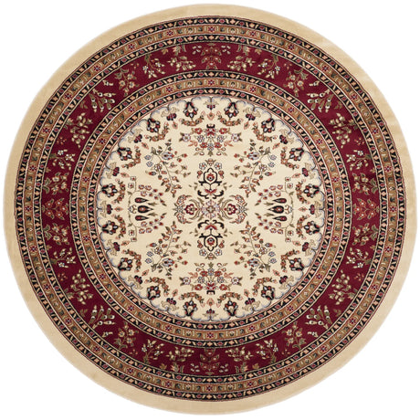 Safavieh Lyndhurst 8'-0" x 8'-0" Rug in Ivory / Red