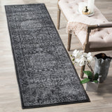 Safavieh Carnegie 2'-3" x 10'-0" Rug in Dark Grey / Cream