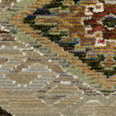 Oriental Weavers Sphinx Andorra 2442D Green/Multi Rugs - room scene 2