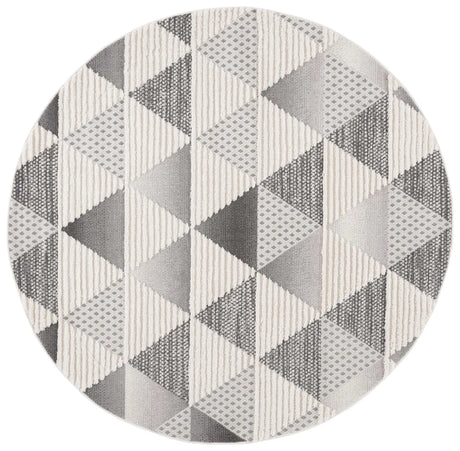 Safavieh Urban 6'-7" x 6'-7" Rug in Grey / Ivory