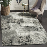 Safavieh Retro 5'-3" x 8'-0" Rug in Cream / Grey