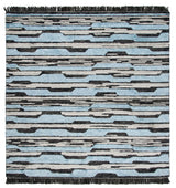 Safavieh Kenya 7'-0" x 7'-0" Rug in Charcoal / Blue