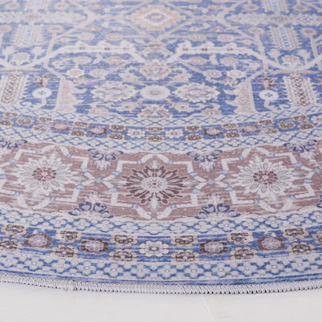 Safavieh Tucson 6'-0" x 6'-0" Rug in Blue / Rust