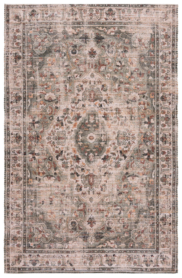 Safavieh Saffron 4'-0" x 6'-0" Rug in Natural / Green