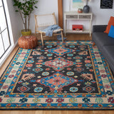 Safavieh Aspen 10'-0" x 14'-0" Rug in Charcoal / Blue