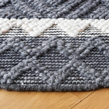 Safavieh Natura 6'-0" x 6'-0" Rug in Charcoal / Ivory