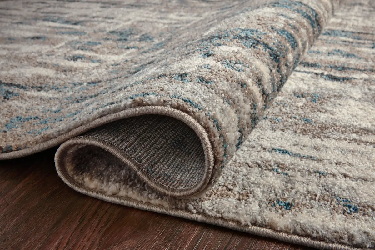 Loloi Spirit Spi-02 Stone/Blue Rugs - pile height