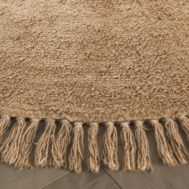 Safavieh Easy Care 5'-0" x 5'-0" Rug in Light Brown
