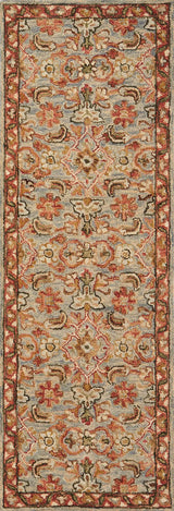 Loloi Victoria Vk-10 Slate / Terracotta Rugs - runner flat