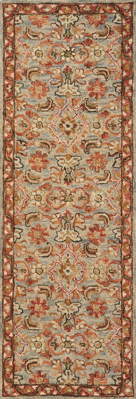 Loloi Victoria Vk-10 Slate / Terracotta Rugs - runner flat