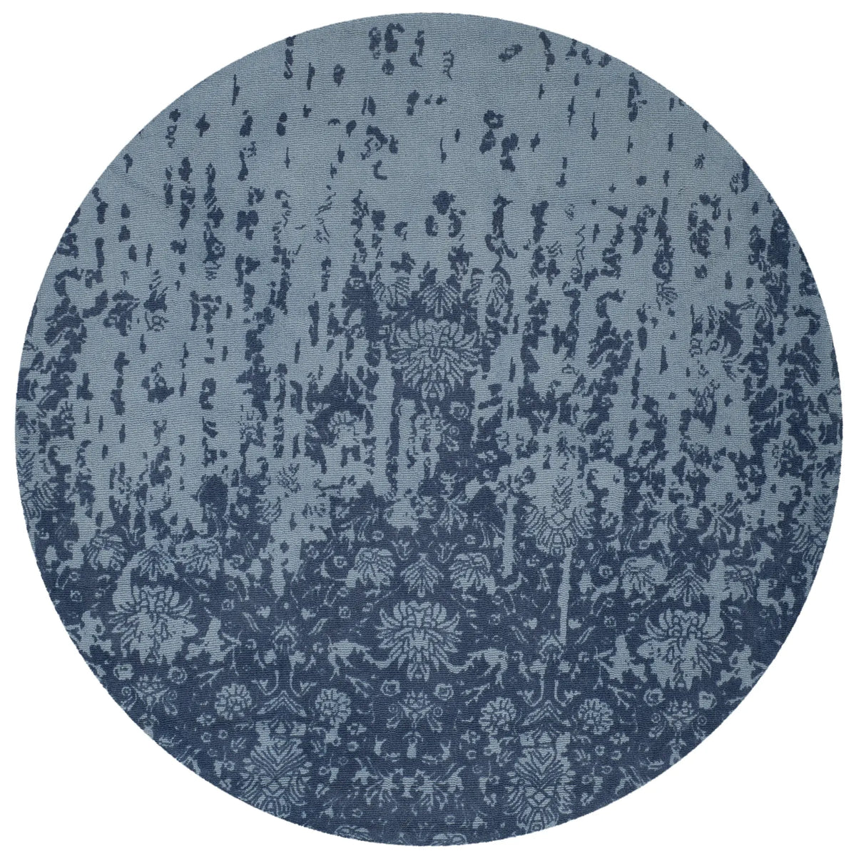 Safavieh Restoration Vintage 6'-0" x 6'-0" Rug in Blue / Dark Blue