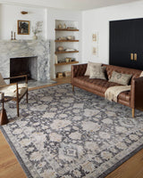 Loloi Monroe Mon-05 Charcoal/Natural Rug - room scene 3