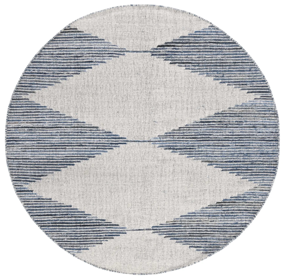 Safavieh Kilim 6'-0" x 6'-0" Rug in Blue / Ivory