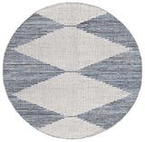 Safavieh Kilim 6'-0" x 6'-0" Rug in Blue / Ivory