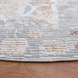 Safavieh Eternal 6'-7" x 6'-7" Rug in Grey / Blue Rust