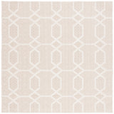 Safavieh Global 6'-7" x 6'-7" Rug in Beige / Ivory