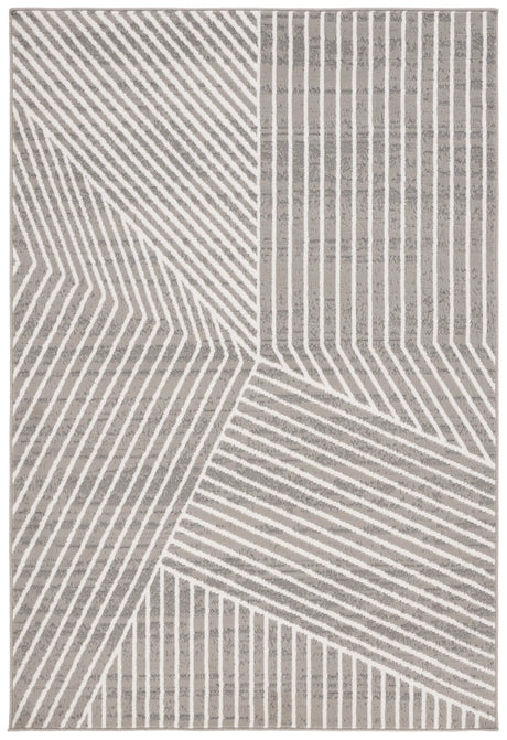 Safavieh Pyramid 4'-5" x 6'-5" Rug in Grey / Ivory