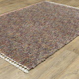 Oriental Weavers Sphinx Axis Ax01A Multi/ Ivory Rug - angle detail