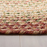 Safavieh Braided 3'-0" x 5'-0" Rug in Rust / Multi