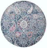 Safavieh Madison 5'-3" x 5'-3" Rug in Blue / Grey