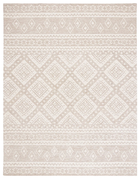Safavieh Micro-Loop 10'-0" x 14'-0" Rug in Beige / Ivory